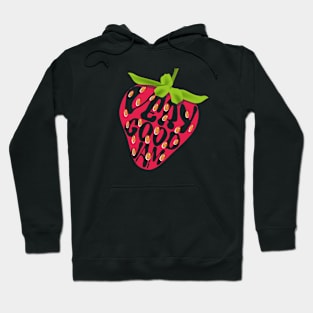 Very Good Jam  - Strawberry with Cutout Lettering Hoodie